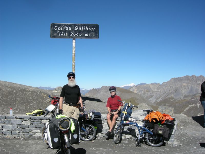 At the top of the Galibier.